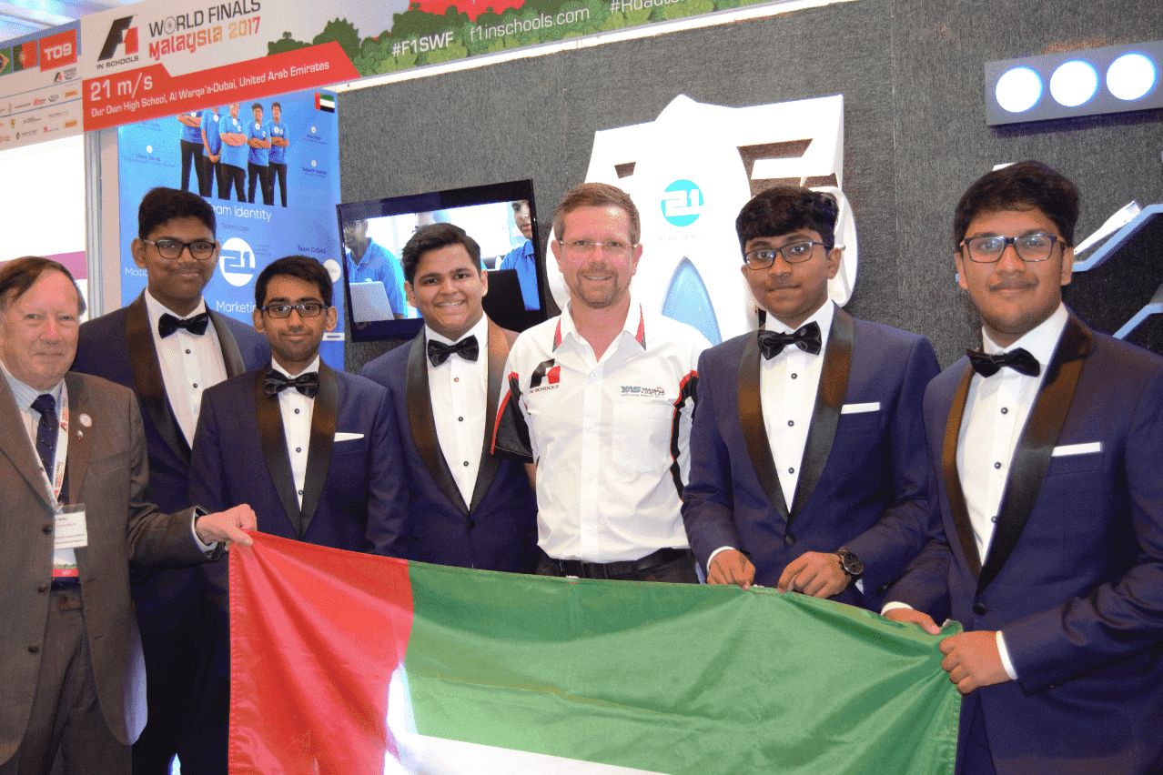 With Paul Bray F1 In Schools World Finals